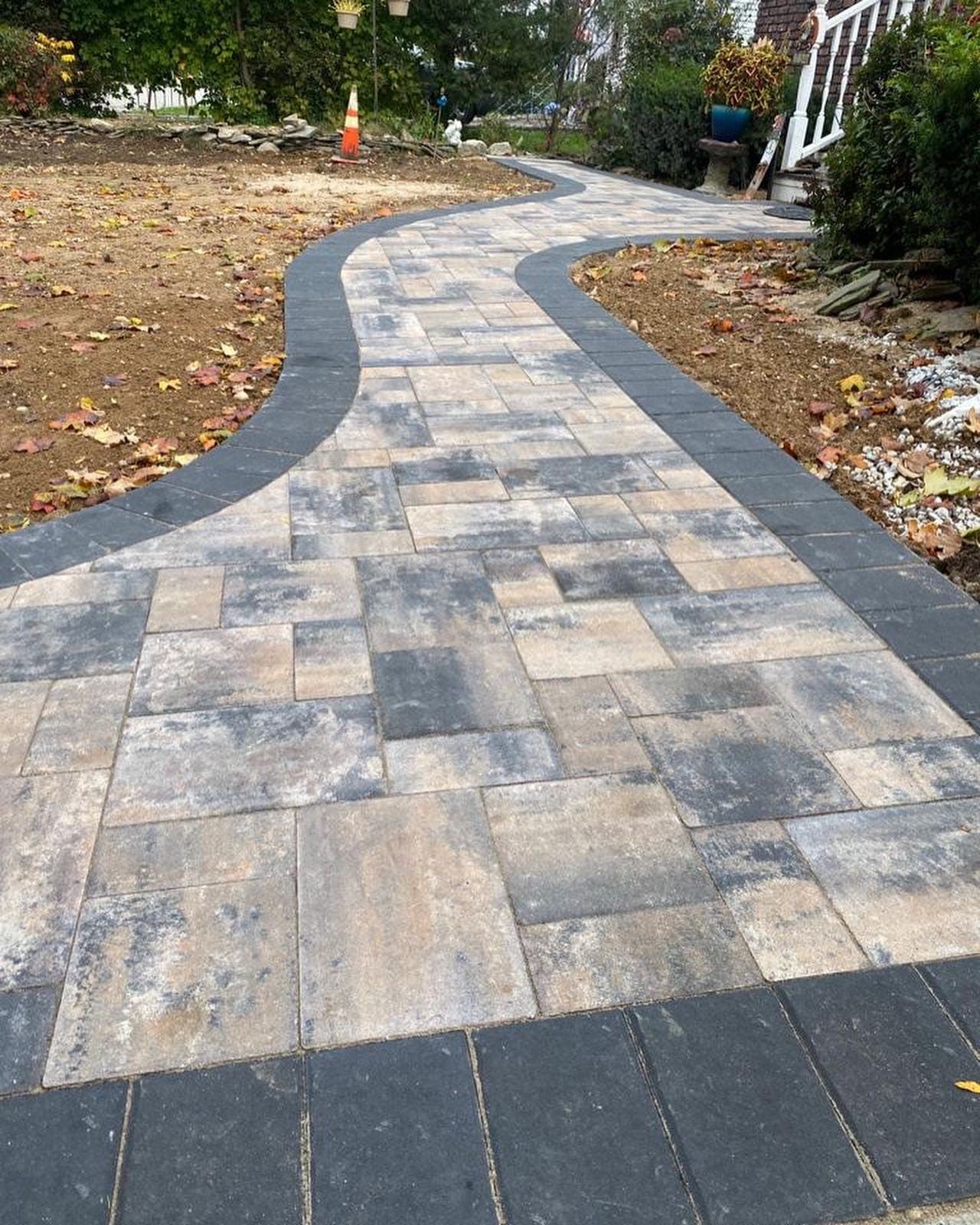 Paver patio installation in Wantagh, Long Island, NY