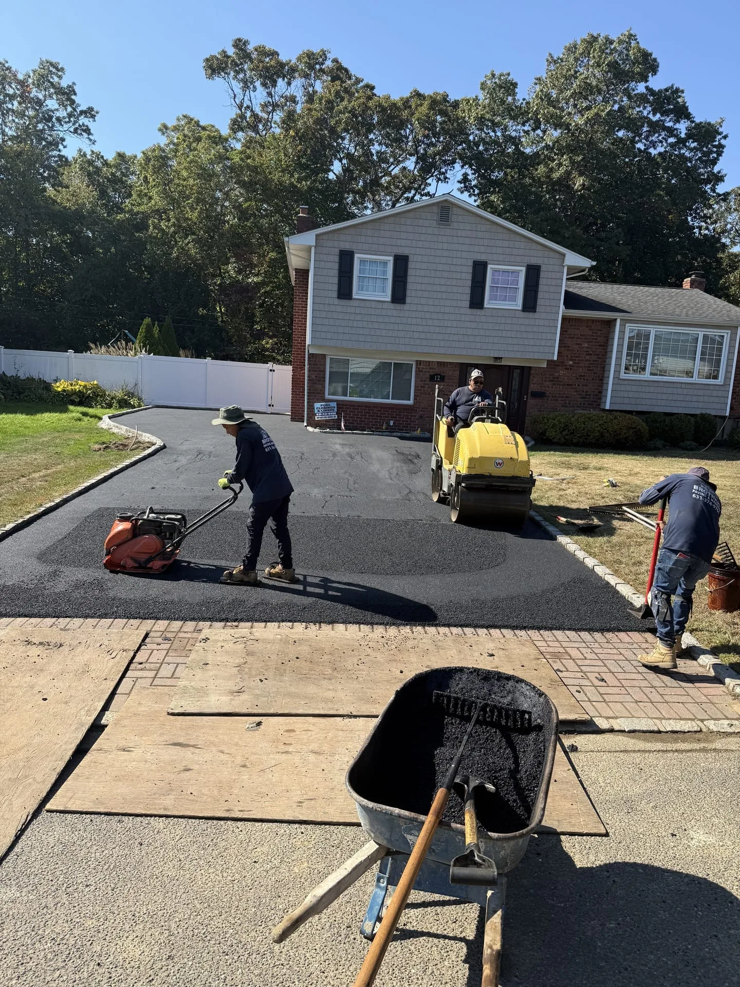 Asphalt Paving project in Babylon, Long Island by Brothers Paving