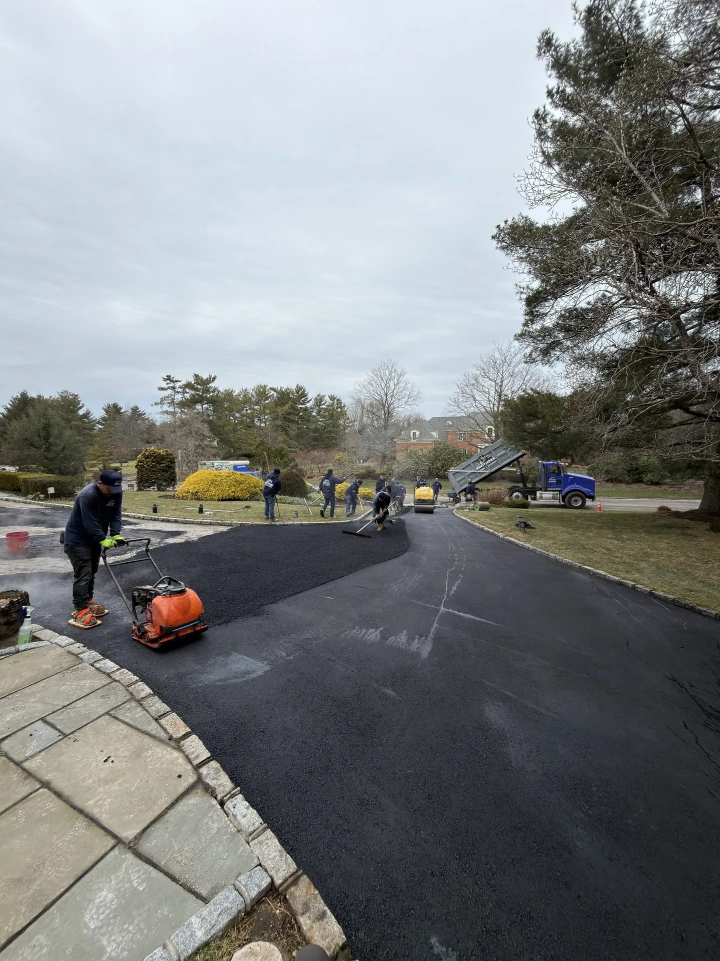 Asphalt Paving project in Bellmore, Long Island by Brothers Paving