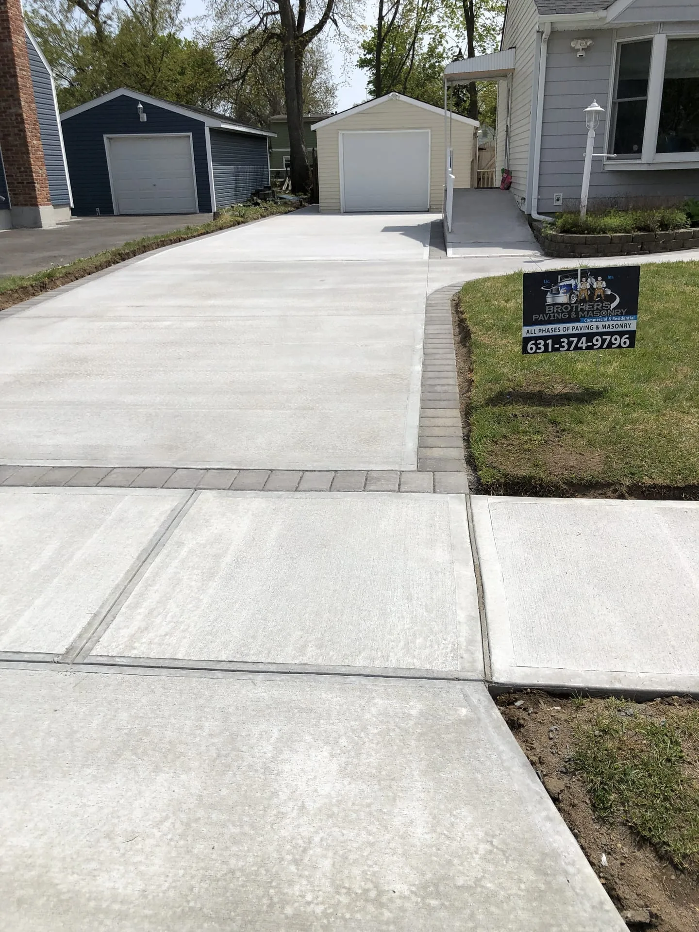 Concrete slab installation in Seaford, Long Island NY