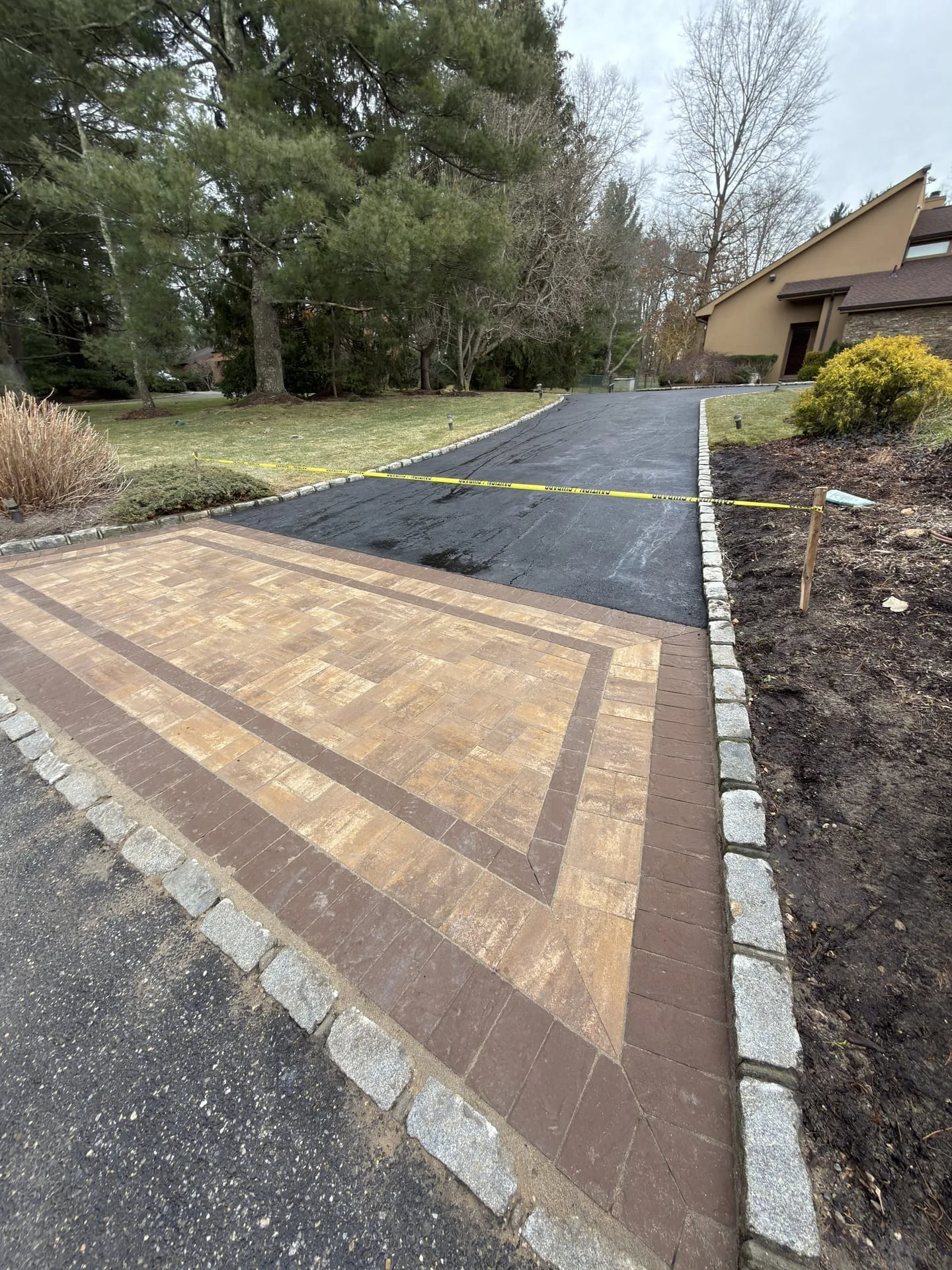Paver driveway project in Paver Driveway Babylon, Long Island NY