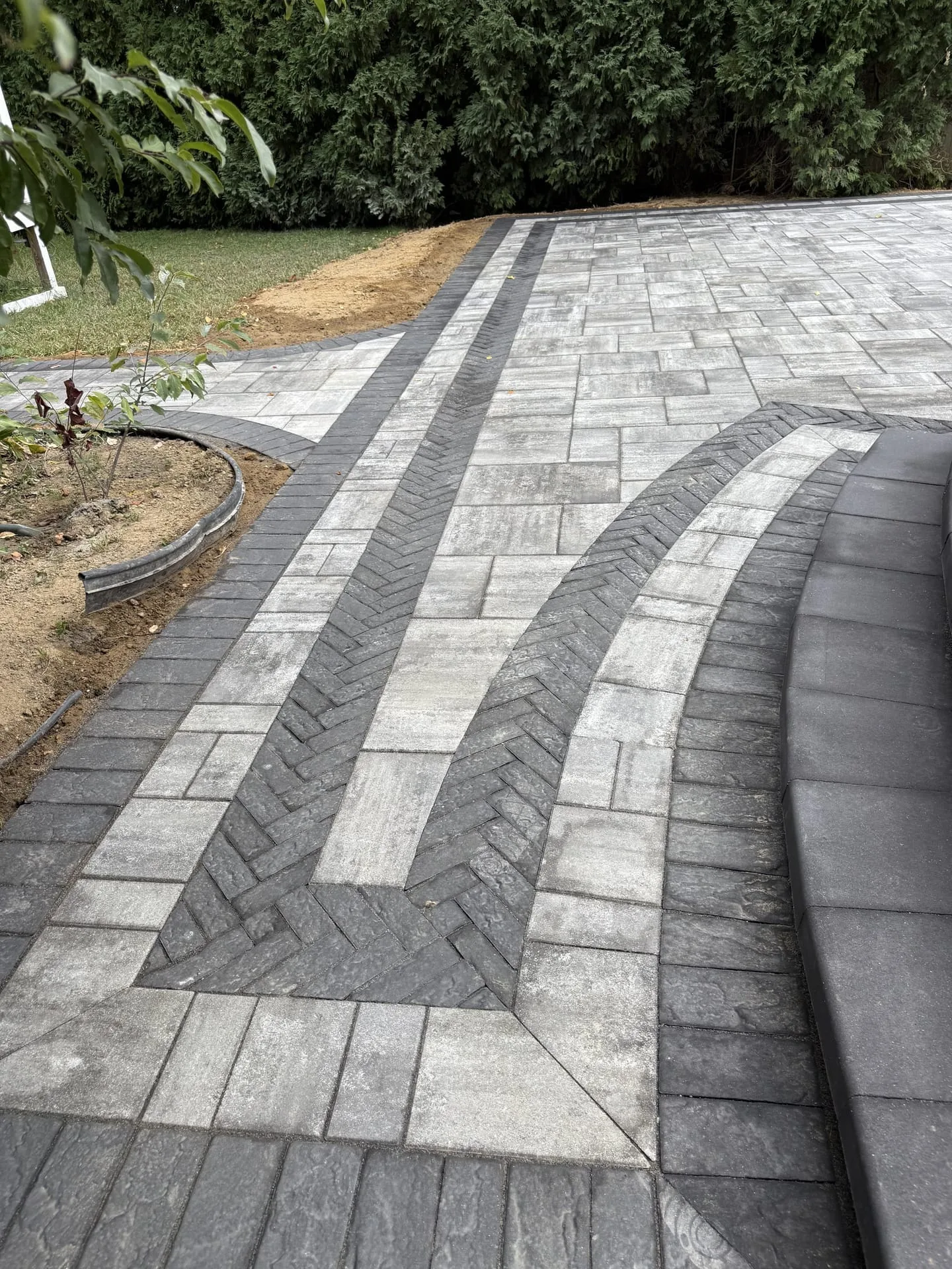 Paver patio project in Paver Patios Babylon, Long Island NY