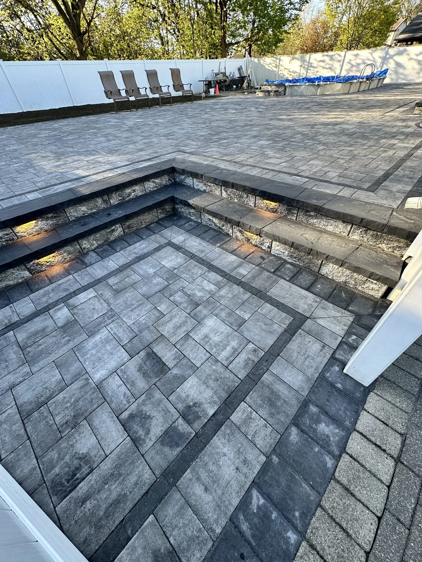 Paver patio project in Paver Patios Bellmore, Long Island NY