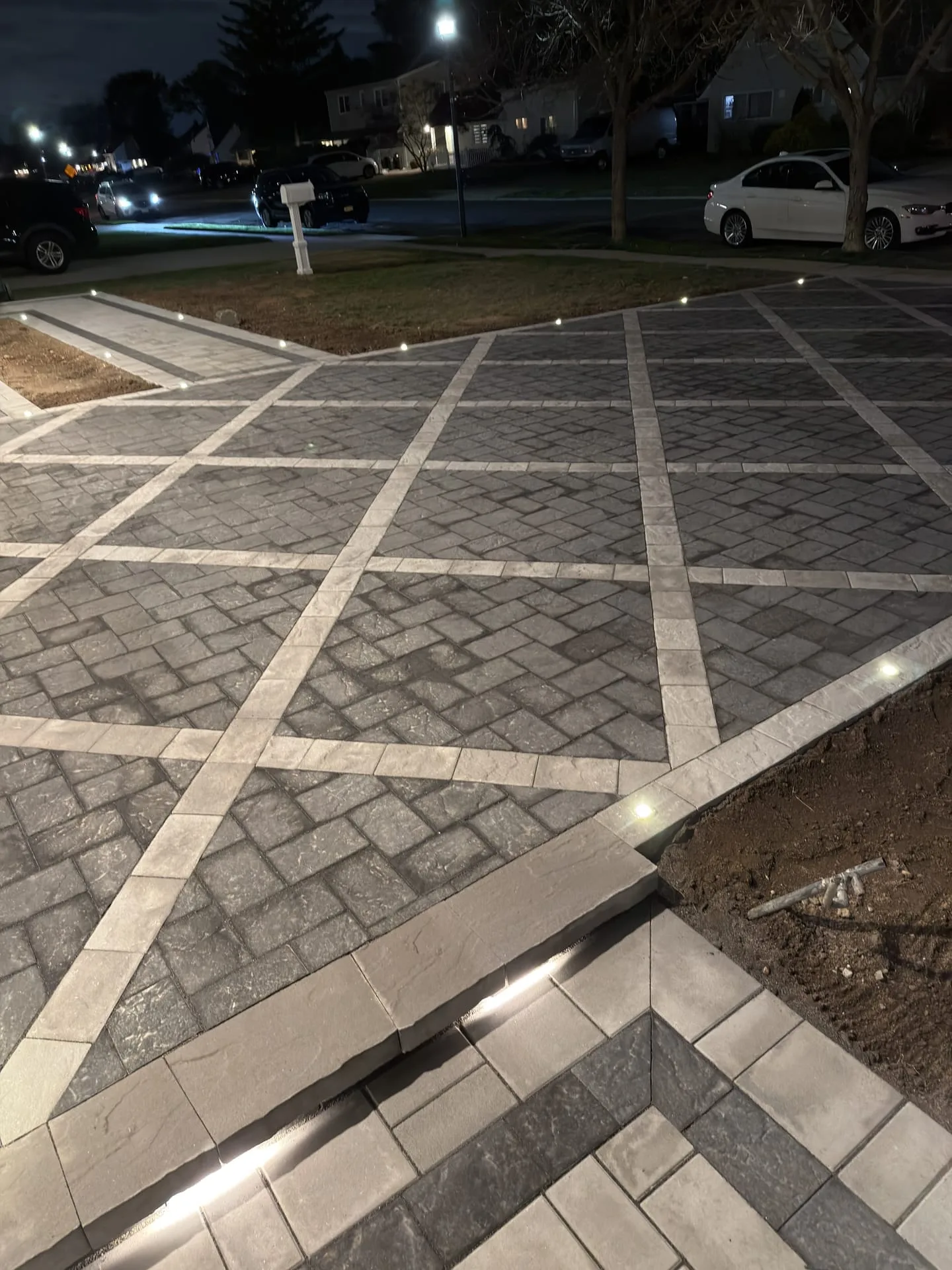Paver patio in Levittown, Long Island