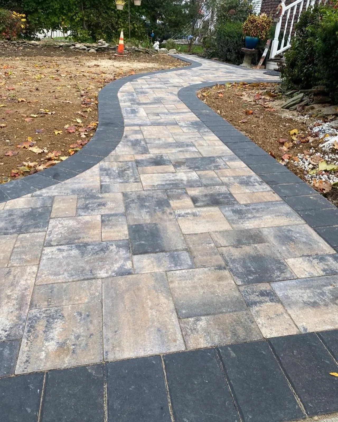Paver patio installation in Wantagh, Long Island, NY