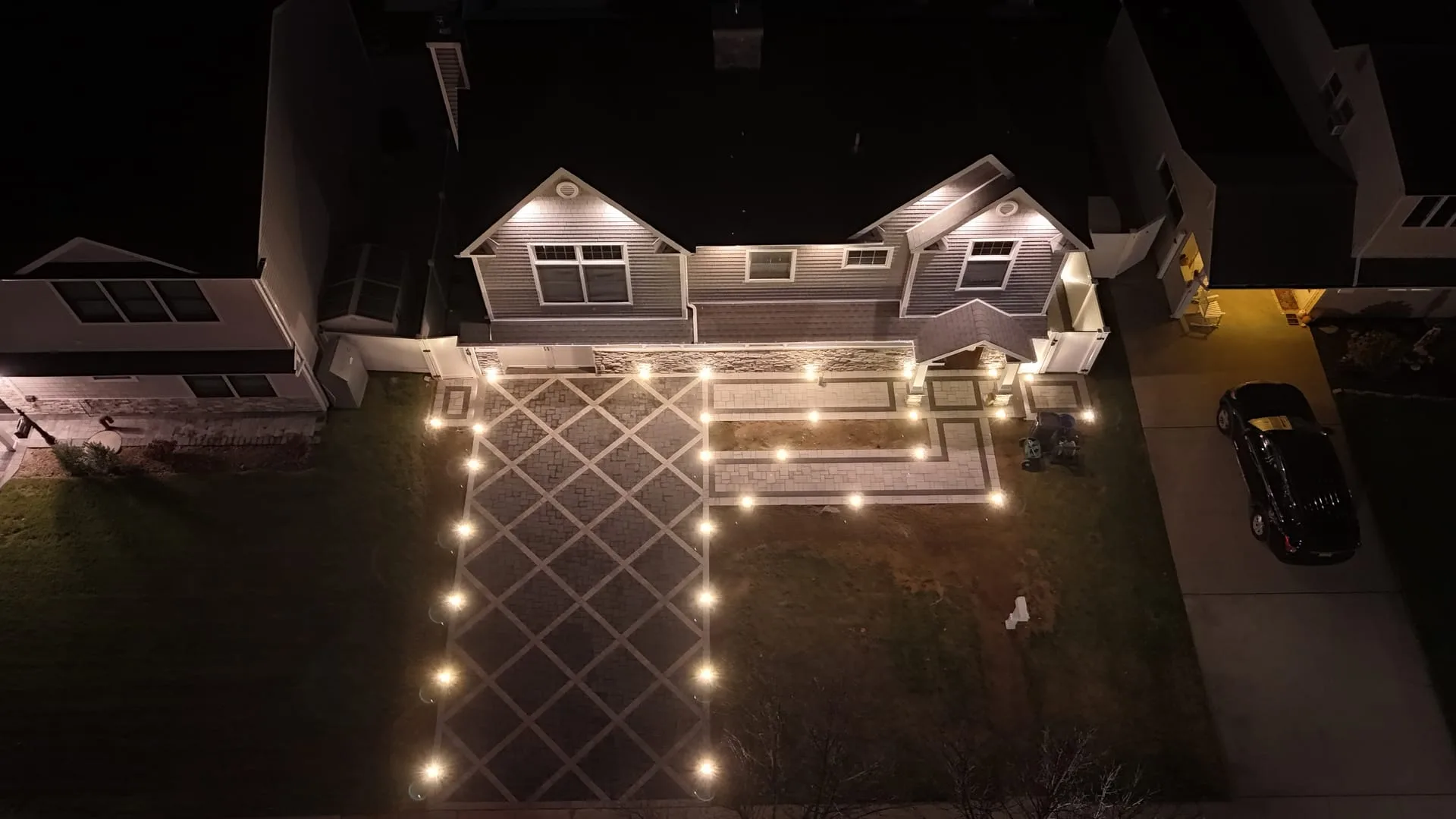 Paver driveway in Garden City, Long Island