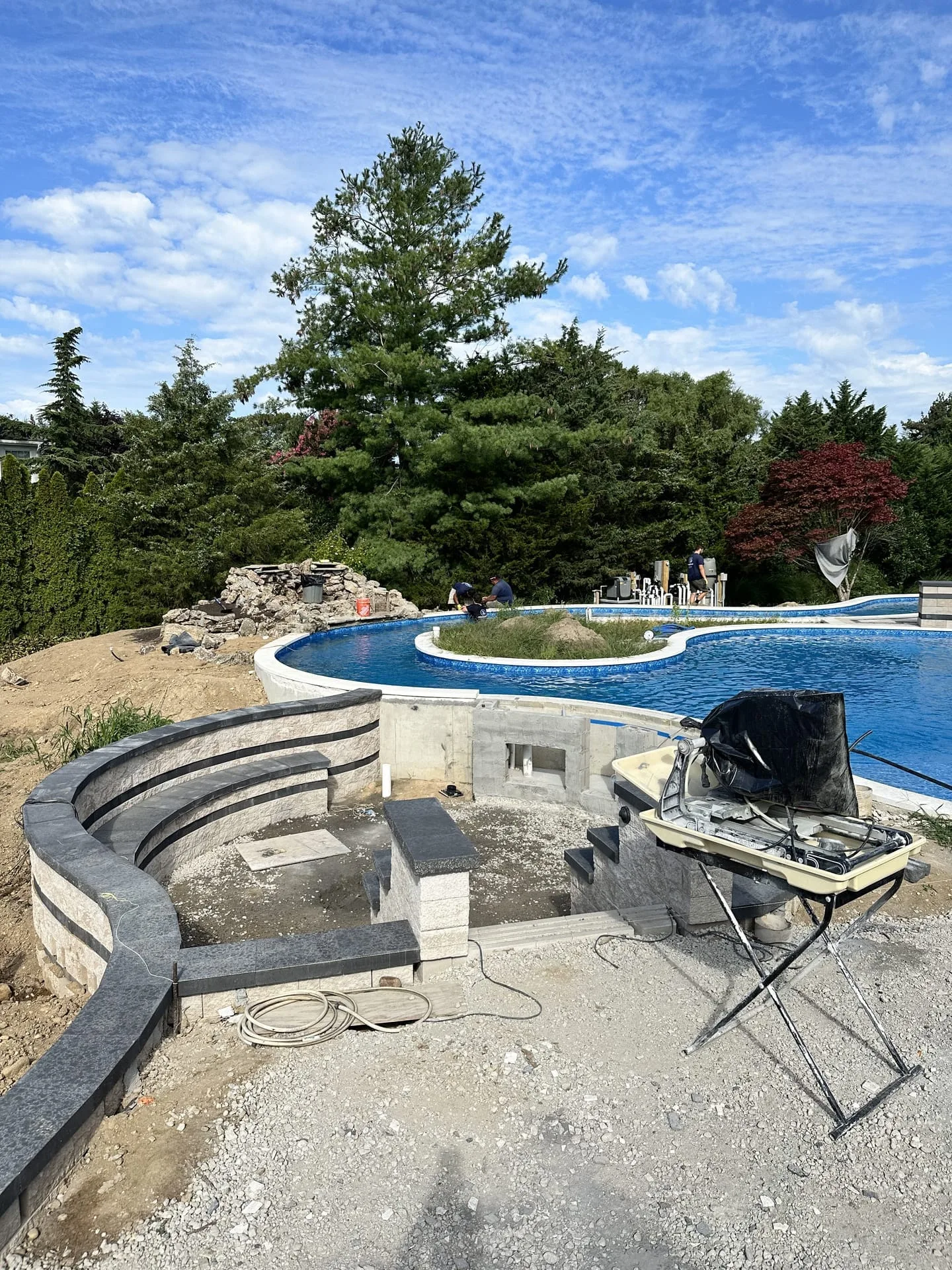 Retaining wall project in Walls Retaining Walls Bellmore, Long Island NY