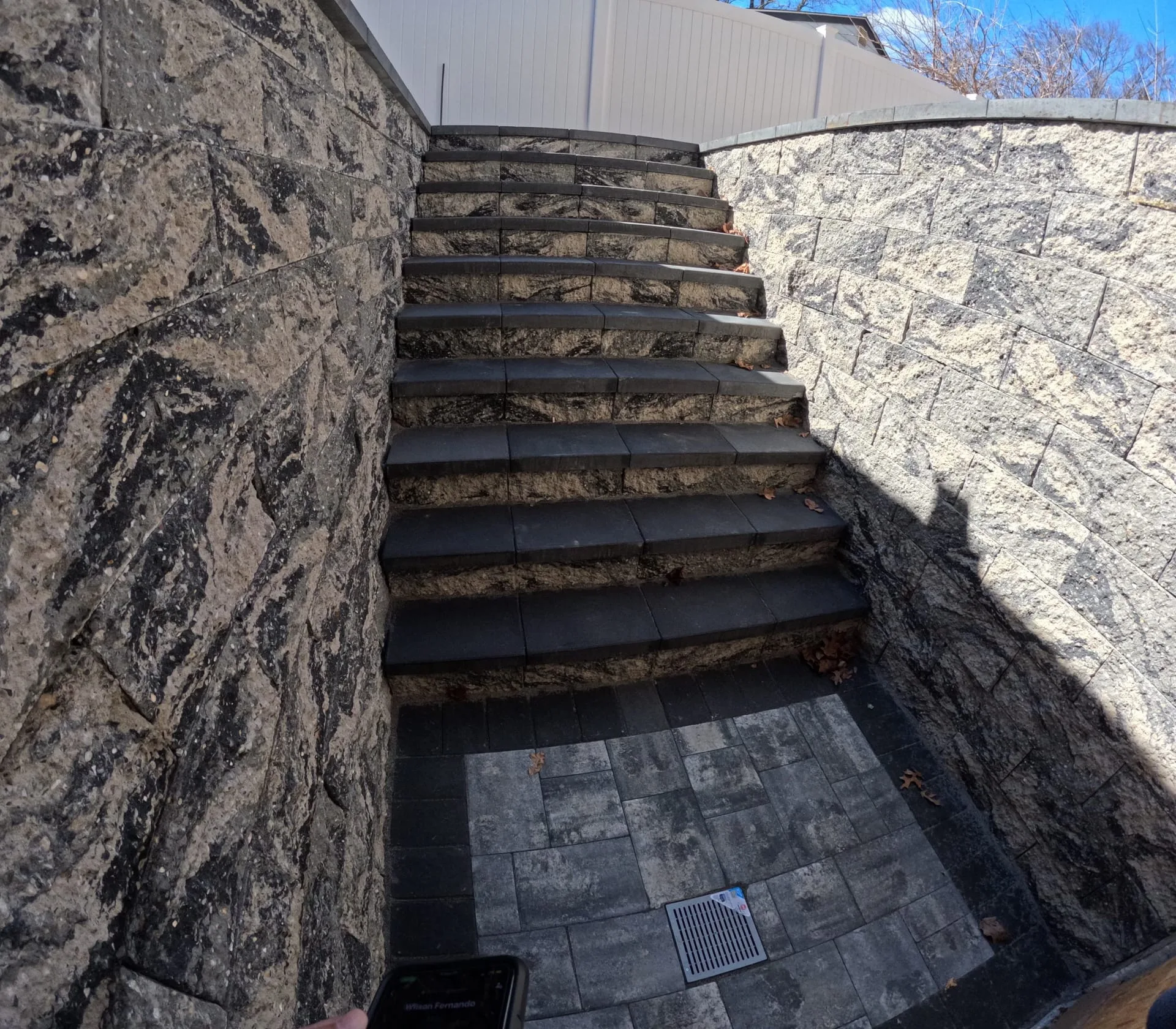 Retaining wall project in Walls Retaining Walls Commack, Long Island NY