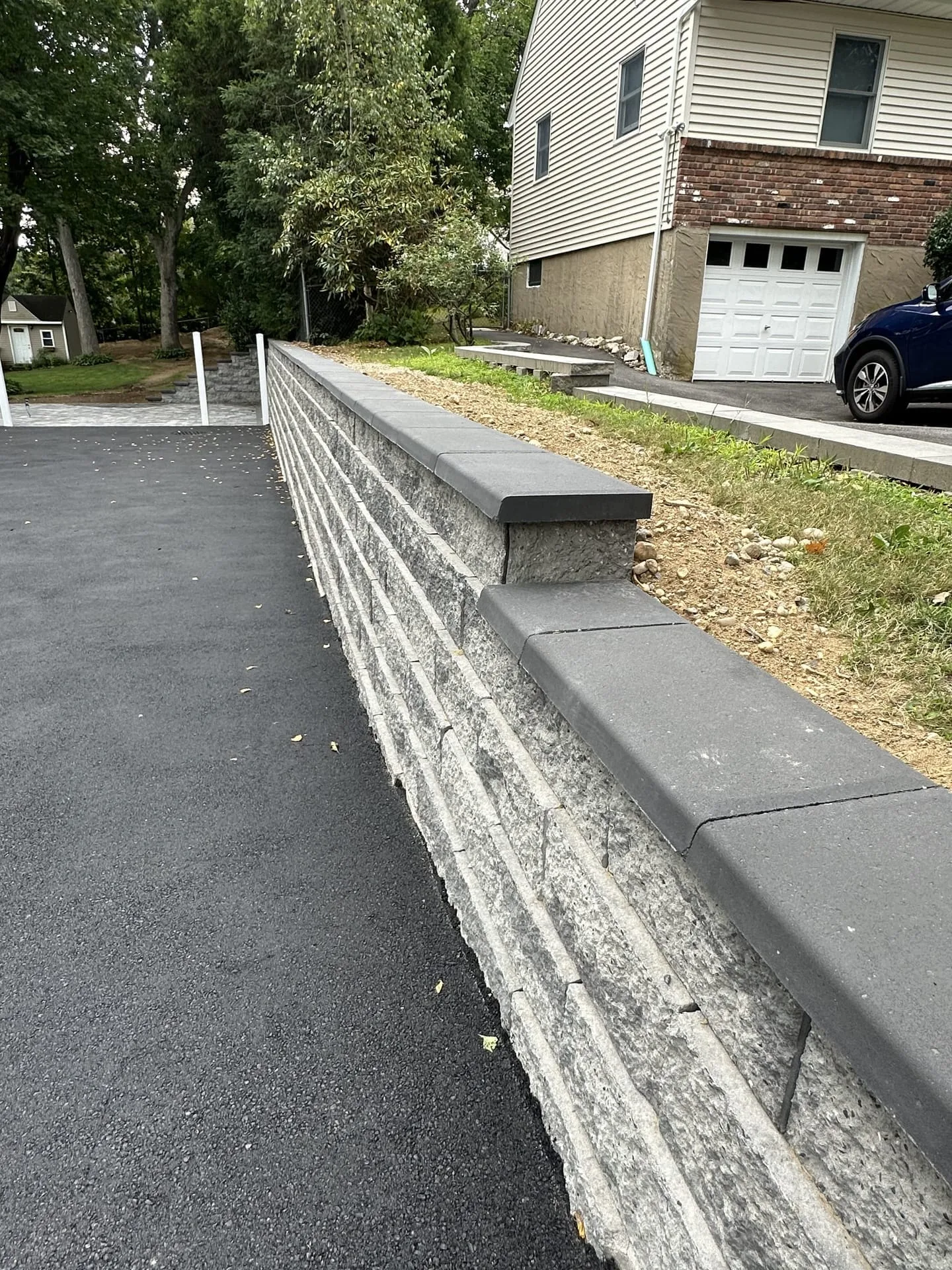 Retaining wall project in Walls Retaining Walls Dix Hills, Long Island NY