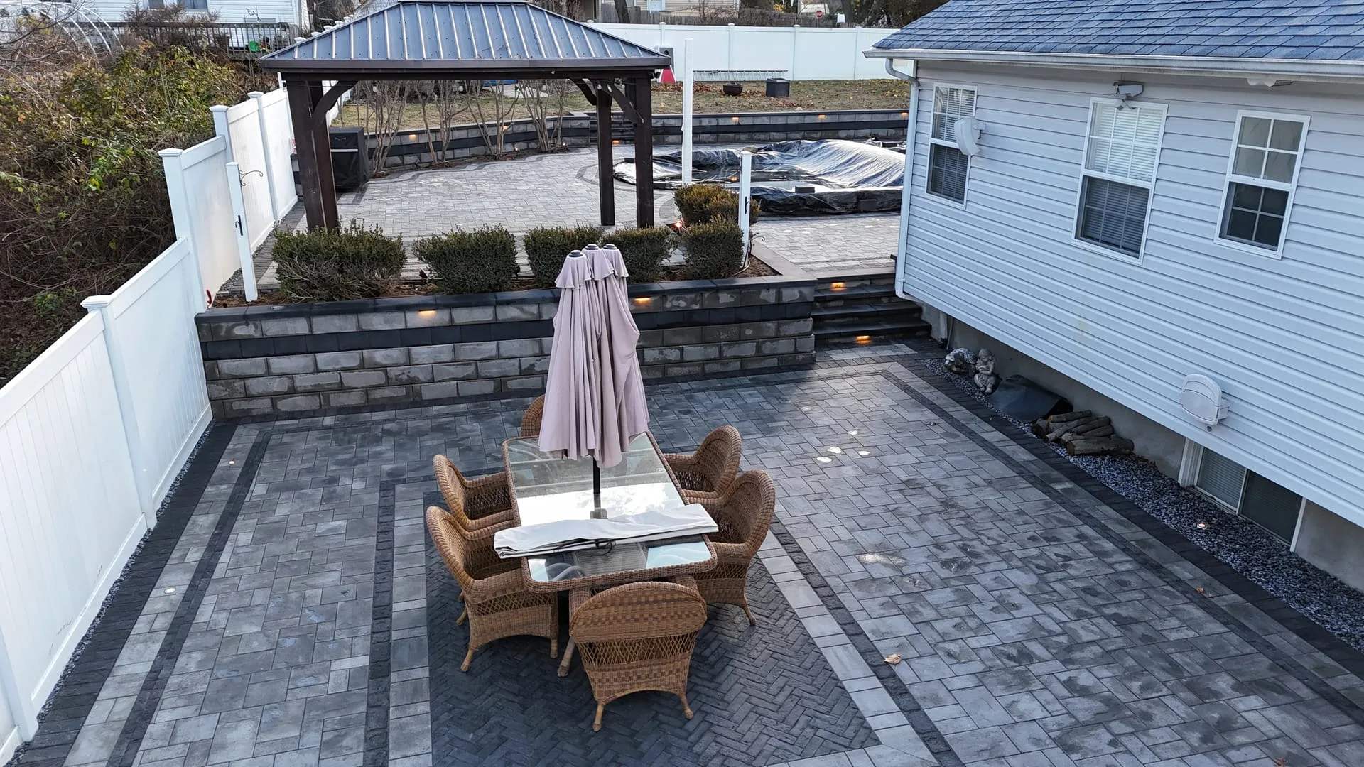 Backyard transformation on Long Island