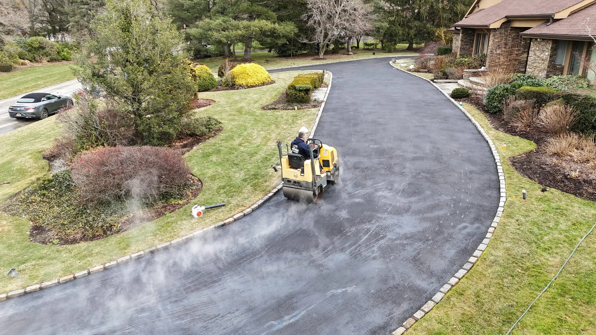 Driveway drainage on Long Island