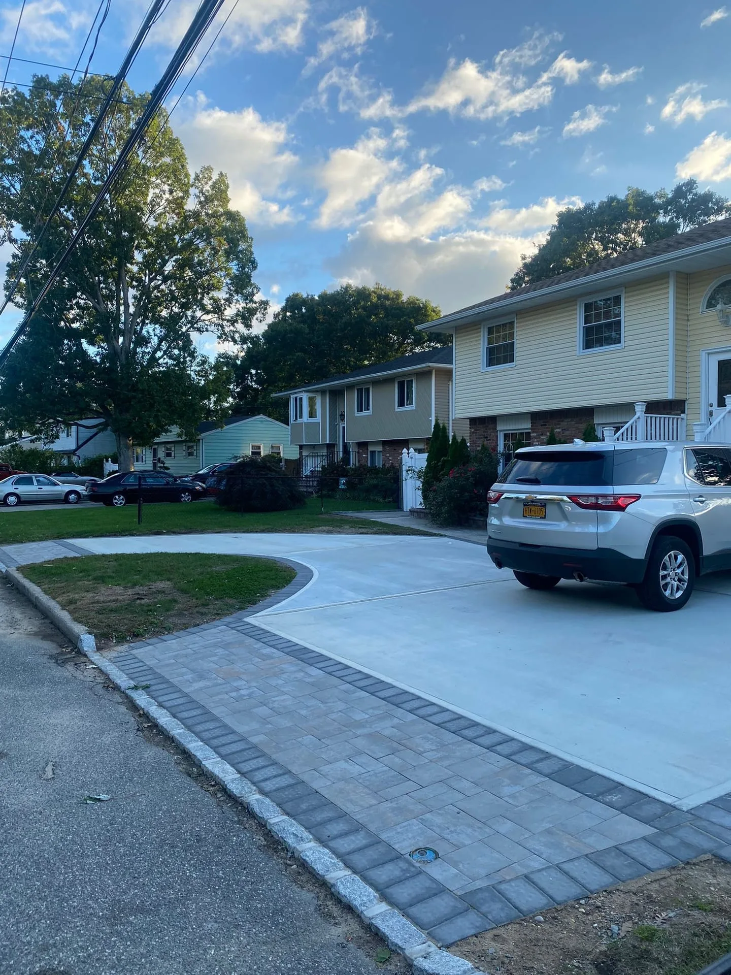 Drainage installation on Long Island